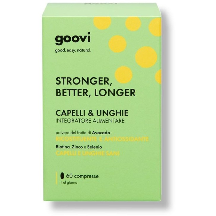 Capelli e Unghie Goovi Integratore Sano 60 Compresse - Goovi