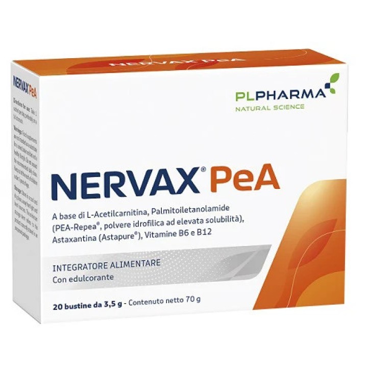 Nervax Pea Integratore per Sistema Nervoso 20 Bustine - PL Pharma