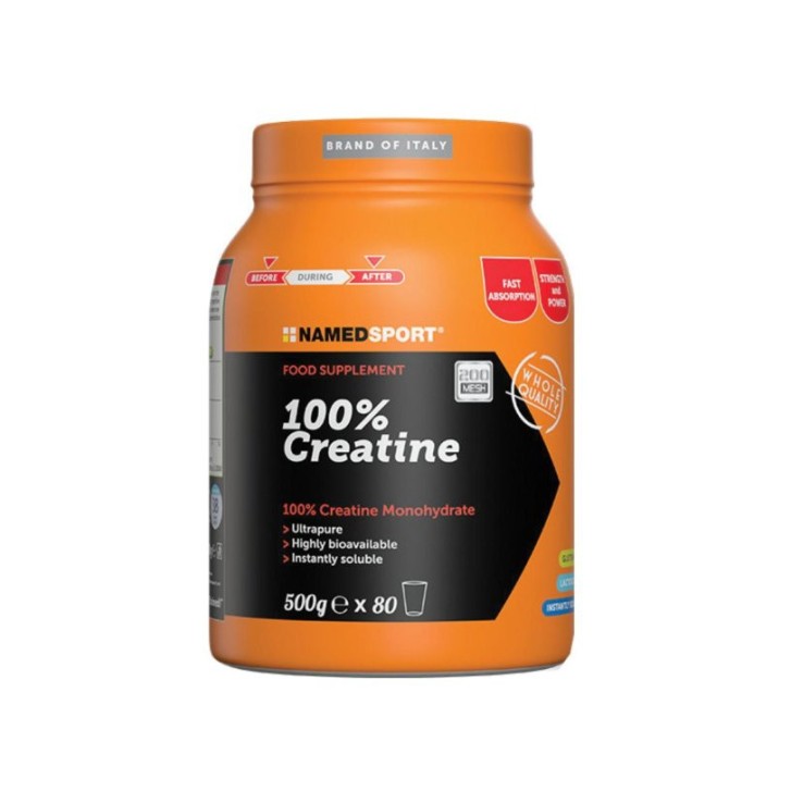 100% Creatina Integratore per Prestazioni Fisiche 500g - NAMED