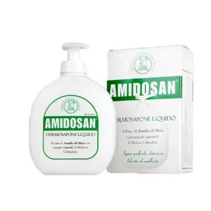 Dermosapone Liquido 300ml per Igiene Quotidiana pelli sensibili - Amidosan