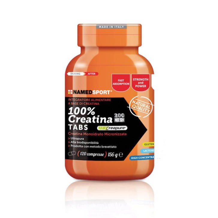 Creatina 100% Tabs Integratore Alimentare 120 Compresse - Named