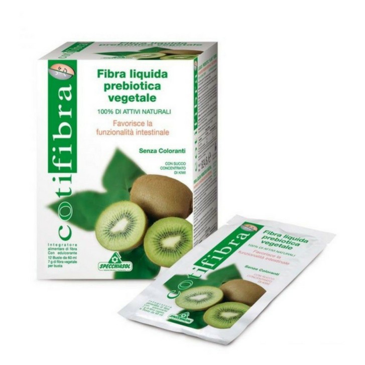 Cotifibra Integratore Alimentare di Fibra Liquida con Kiwi 12 Bustine - Specchiasol