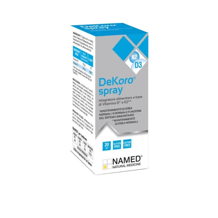 Dekoro Spray Integratore Ossa con Vitamine D e K2 20ml - Named