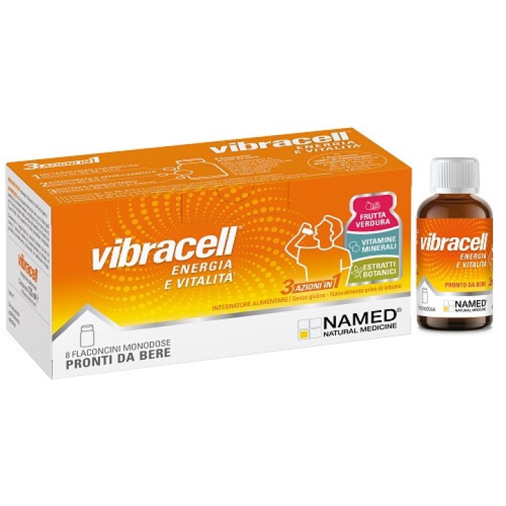 Vibracell Integratore Energetico Multivitaminico 8 Flaconcini - Vibracell
