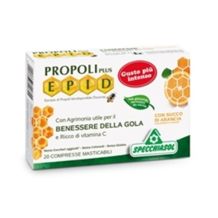 Epid Arancia Integratore per Gola e Vie Respiratorie 20 Compresse - Specchiasol Epid Arancia Integratore per Gola e Vie Respiratorie 20 Compresse - Specchiasol