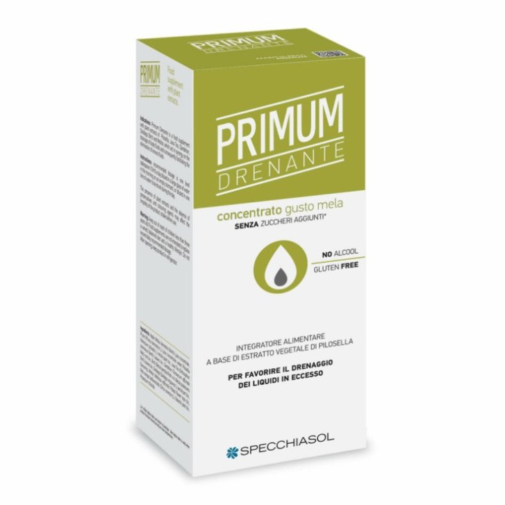 Primum Drenante Mela Integratore Drenaggio dei Liquidi 250ml - Specchiasol Primum Drenante Mela Integratore Drenaggio dei Liquidi 250ml - Specchiasol