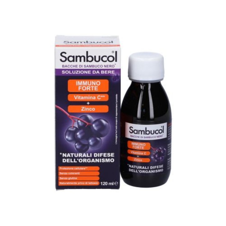 Sambucol Liquido Da Bere Integratore Difesa Immunitaria 120ml - NAMED