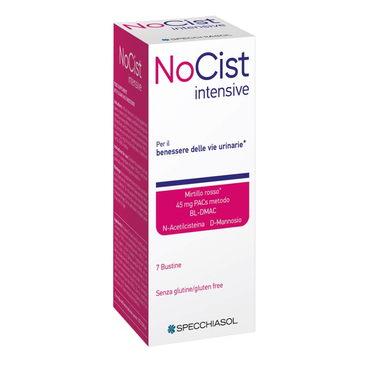 Nocist Intensive Integratore Benessere Vie Urinarie 7 Bustine - Specchiasol