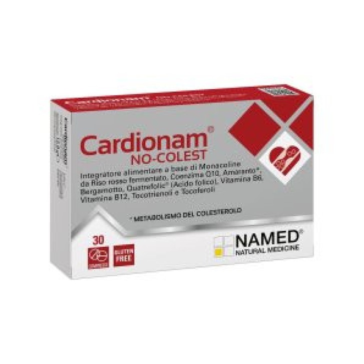 Cardionam No Colest Integratore Metabolismo Colesterolo 30 Compresse - NAMED