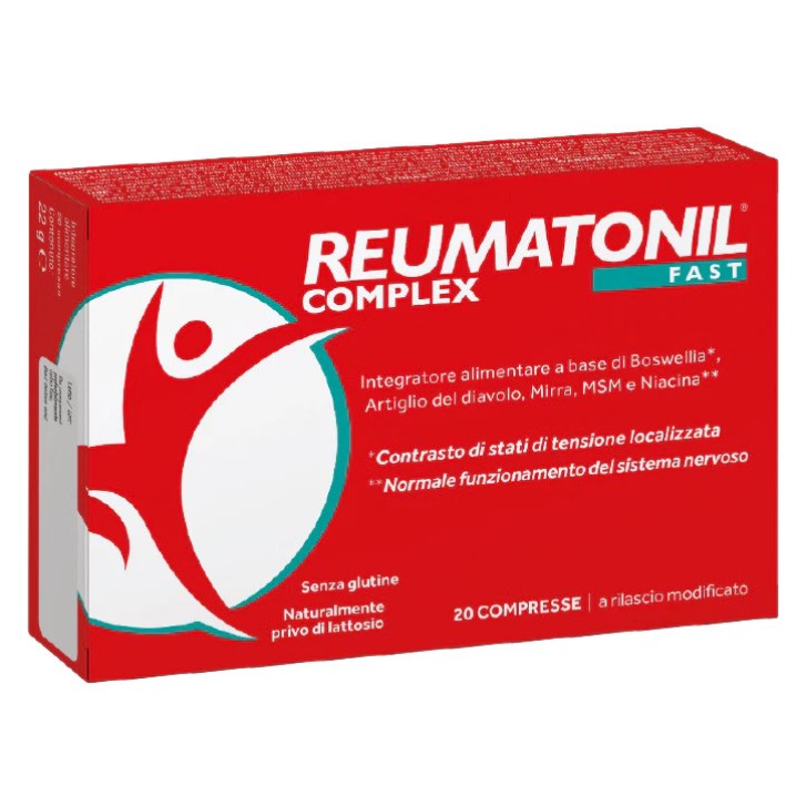 Reumatonil Complex Fast Integratore Benessere Muscoli e Articolazioni 20 Compresse - Named