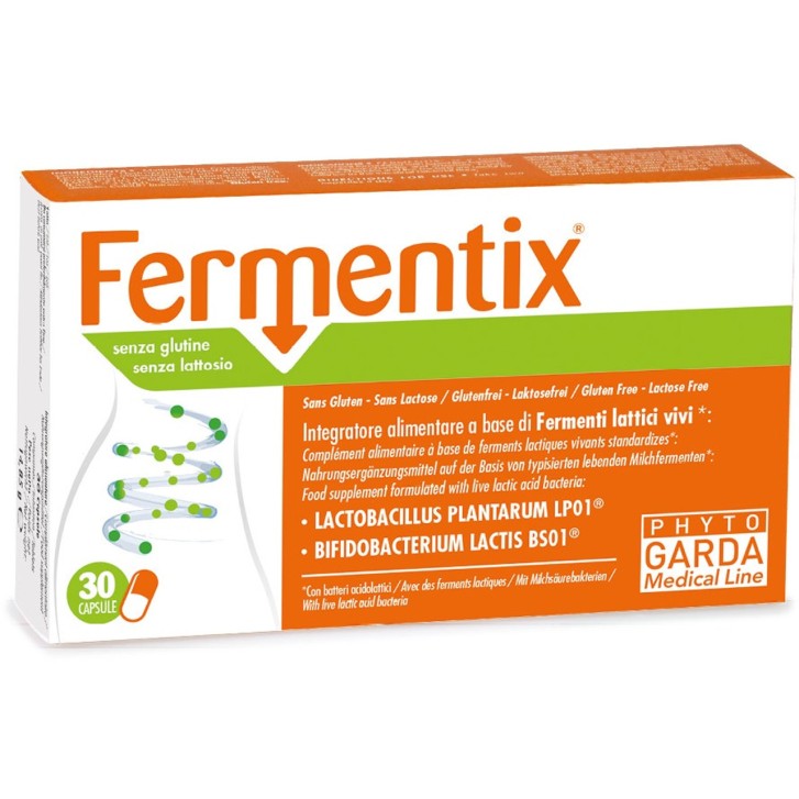 Fermentix Integratore Alimentare per Flora Intestinale 30 Capsule - Fermentix Fermentix Integratore Alimentare per Flora Intestinale 30 Capsule - Fermentix