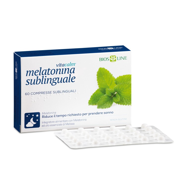 Vitacalm Melatonina Sublinguale 1mg, 60 Compresse - Vitacalm