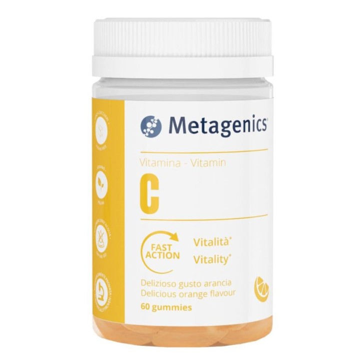 Vitamina C Integratore in Caramelle Gommose 60 Pezzi - Metagenics