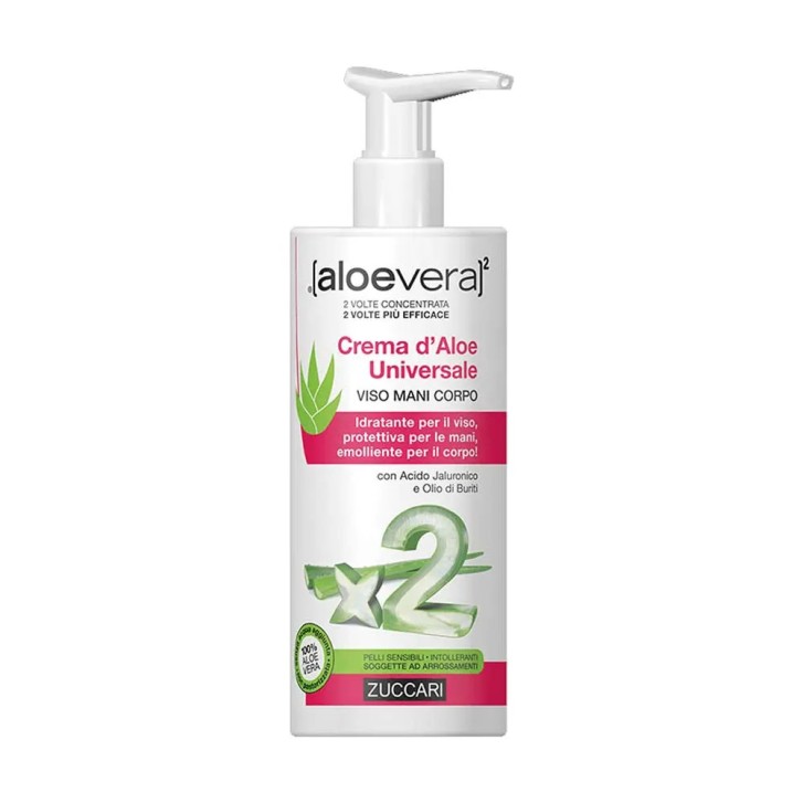 Crema Aloe Universale Corpo Viso Mani 300ml - Aloevera2