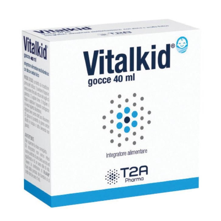 Vitalkid Gocce Integratore Multivitaminico per Bambini 40ml - Omega Pharma Vitalkid Gocce Integratore Multivitaminico per Bambini 40ml - Omega Pharma