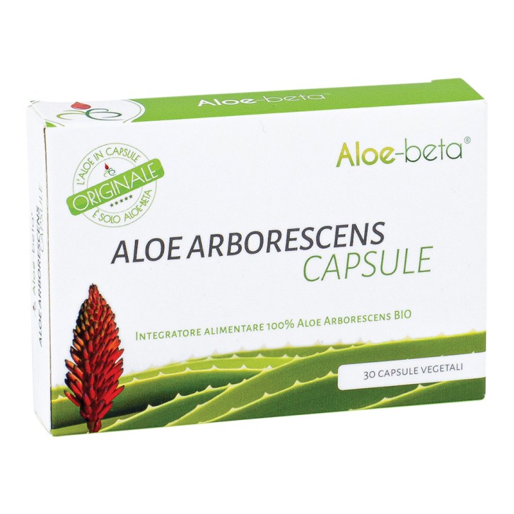 Aloe Beta Integratore Aloe Arborescens 30 Capsule - HDR
