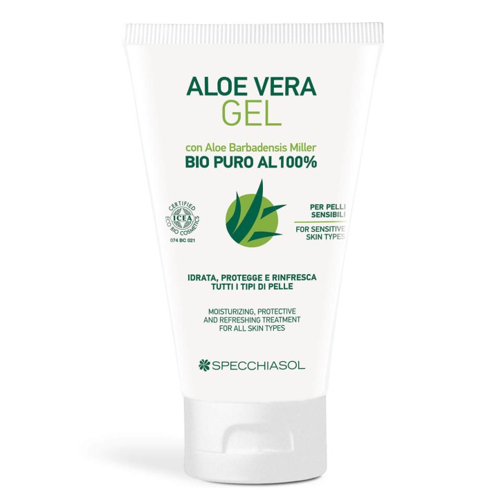 Aloe Vera Gel Bio Puro 100% Idratante e Protettivo 150ml - Specchiasol Aloe Vera Gel Bio Puro 100% Idratante e Protettivo 150ml - Specchiasol