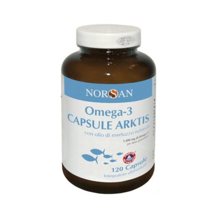 San Omega 3 Arktis Integratore Olio di Merluzzo 120 Capsule - San Omega