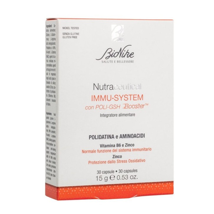 Nutraceutical Immu-System Integratore Difese 30 Cpr - Bionike