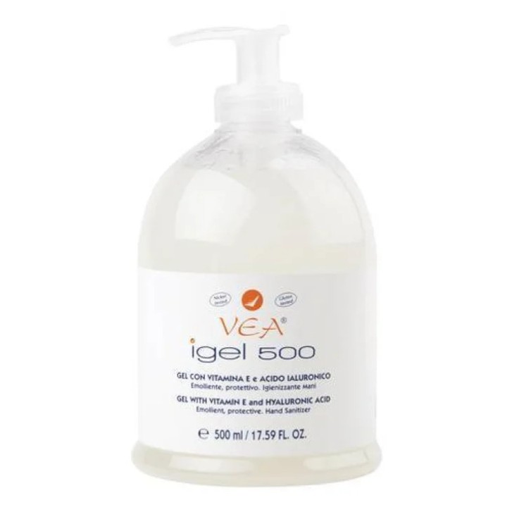Gel Igienizzante Mani con Vitamina E e Acido Ialuronico 500ml - VEA