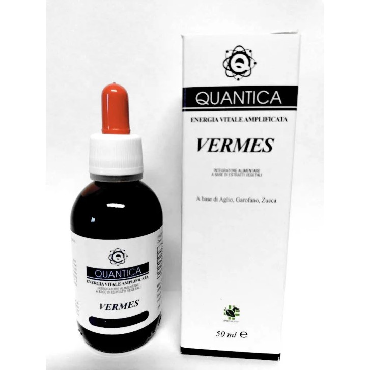 Quantica Vermes Gocce Integratore con Aglio, Garofano, Pompelmo e Zucca 50ml - Omeosalus