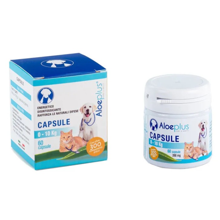 Aloeplus Capsule per Cani e Gatti 0-10Kg - HDR
