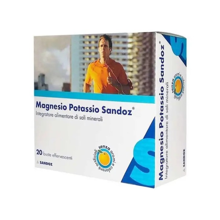 Magnesio Potassio Integratore Alimentare 20 Bustine - Sandoz