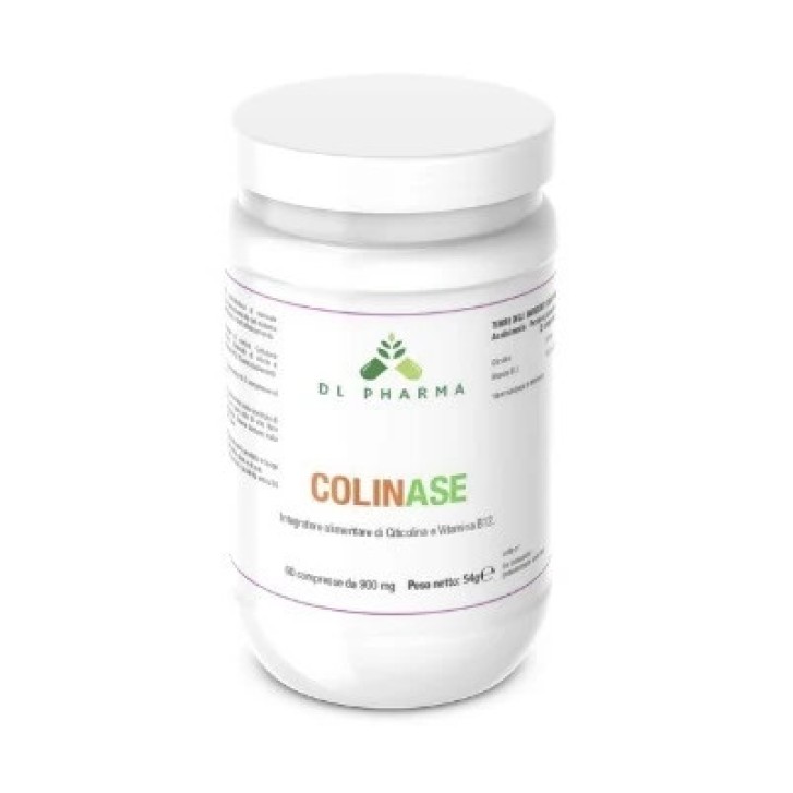 Colinase 60 Compresse Integratore Alimentare Citicolina e Vitamina B12 - DL PHARMA Colinase 60 Compresse Integratore Alimentare Citicolina e Vitamina B12 - DL PHARMA