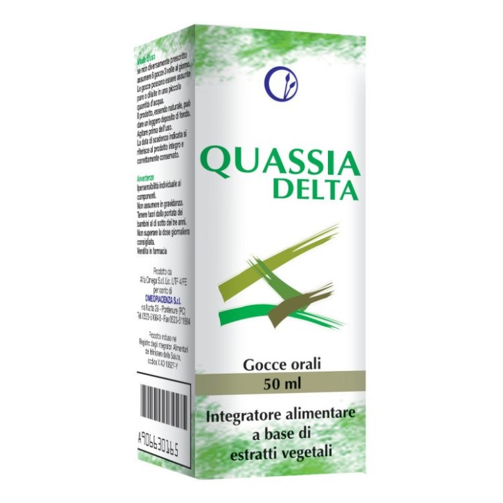 Quassia Delta Soluzione Idroalcolica per Intestino 50ml - Omeopiacenza