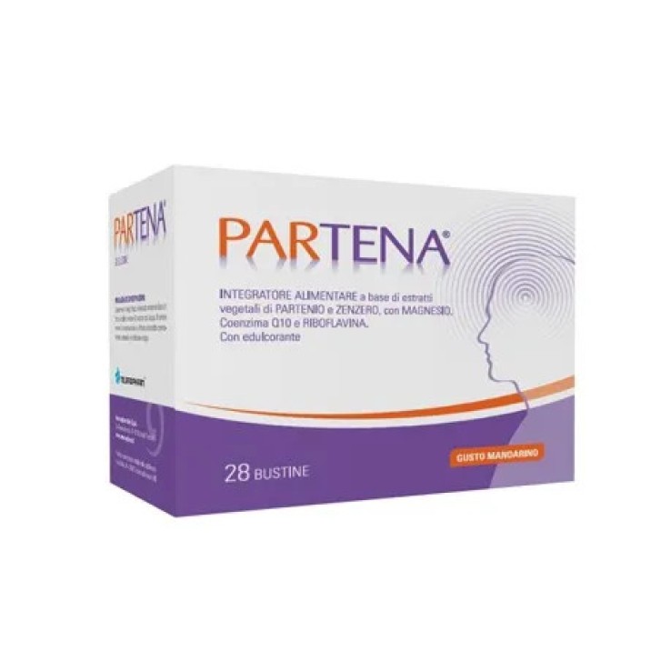Partena Integratore Antiossidante con Partenio, Zenzero, Magnesio - 28 Bustine - Neuraxpharm Italy Partena Integratore Antiossidante con Partenio, Zenzero, Magnesio - 28 Bustine - Neuraxpharm Italy