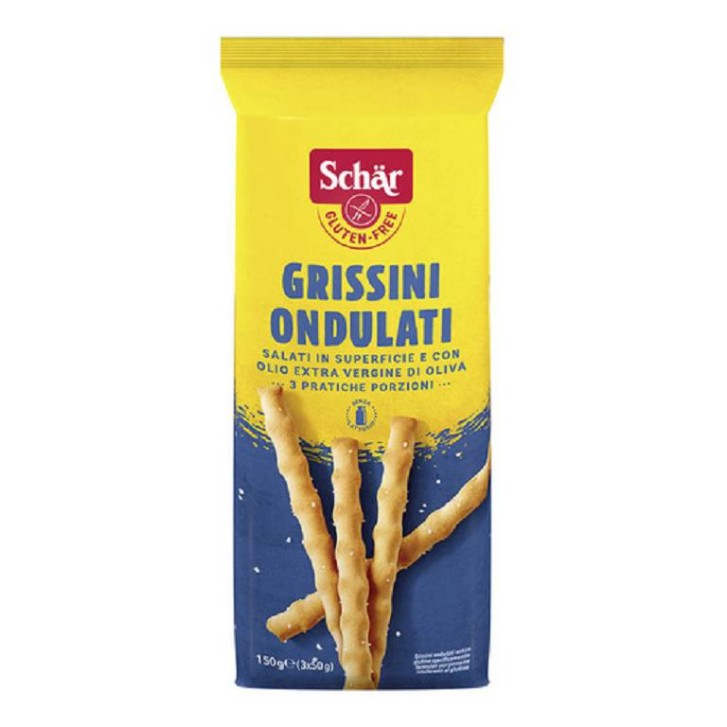 Grissini Ondulati Senza Glutine 3x50g - Schar