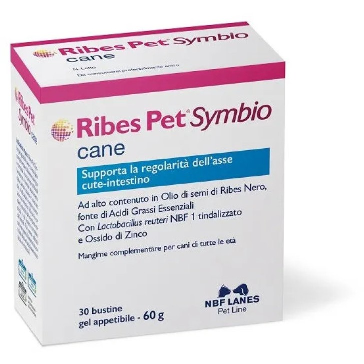 Ribes Pet Symbio Cane Supporto Intestino e Cute 30 Bustine - Ribes Pet