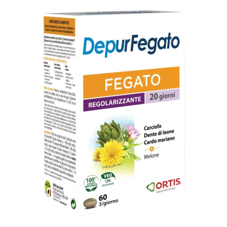Metoddren Fegato Detox Integratore per Fegato 60 Compresse - Ortis