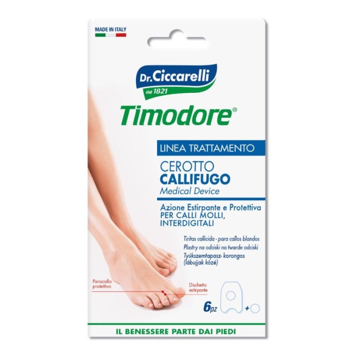 Cerotti Callifughi Sagomati per Calli Molli Interdigitali 6 pz - Ciccarelli