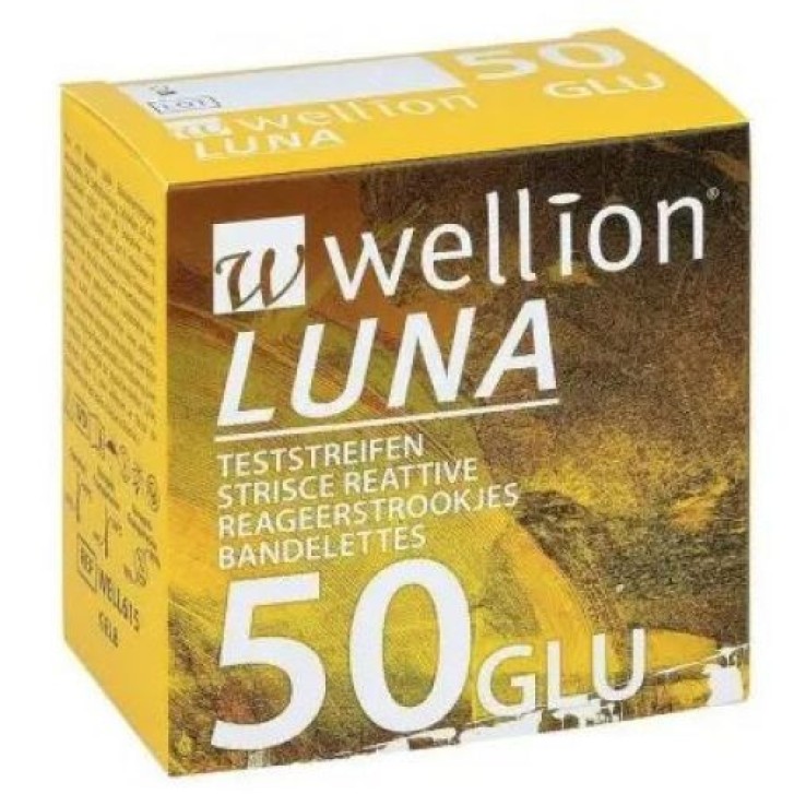 Wellion Luna Strisce per Misurazione Glicemia 50 Pezzi - Med Trust Wellion Luna Strisce per Misurazione Glicemia 50 Pezzi - Med Trust