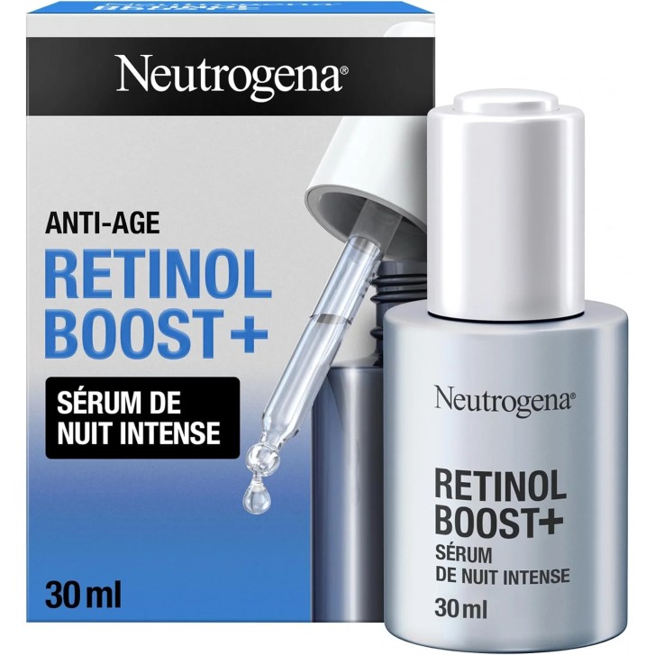Neutrogena Retinol Boost Siero Notte Intenso Antirughe 30 ml - Neutrogena