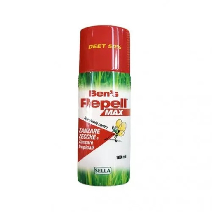 Ben\'s Repel Max Biocida Deet 50% Repellente Zanzare e Zecche 100ml - BENS\' REPELL