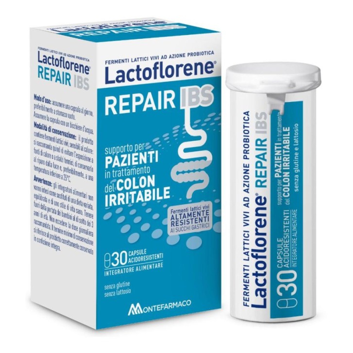 Lactoflorene Repair IBS Integratore Fermenti Lattici Vivi 30 Capsule - Lactoflorene