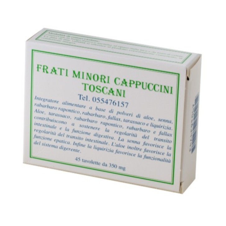 Erbe Cappuccini Integratore Regolarità Intestinale 45 Tavolette - Provincia Toscana Frati Minori