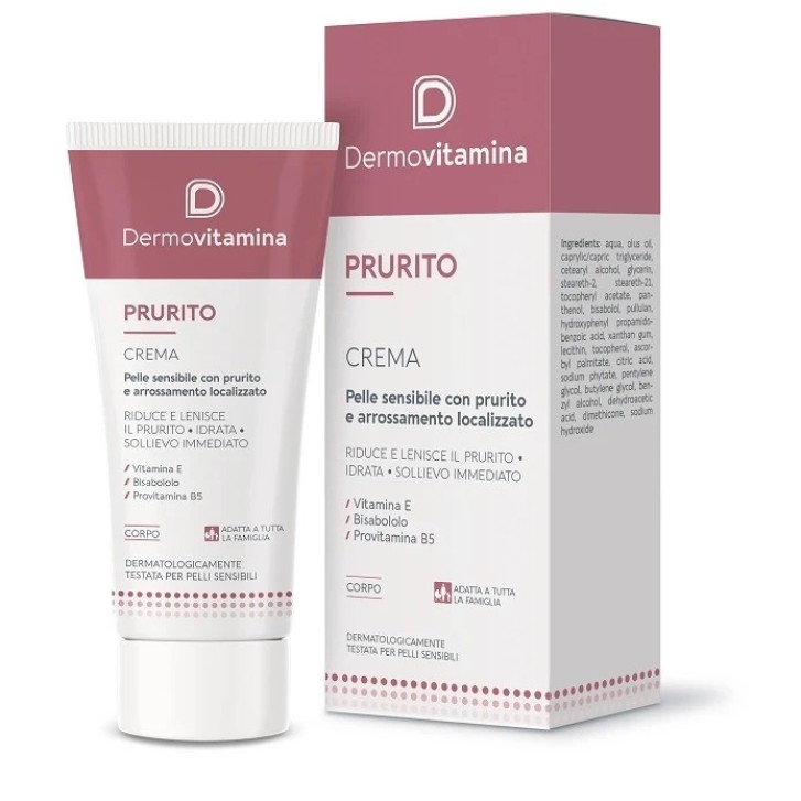 Dermovitamina Prurito Crema Lenitiva Idratante 30ml - Dermovitamina