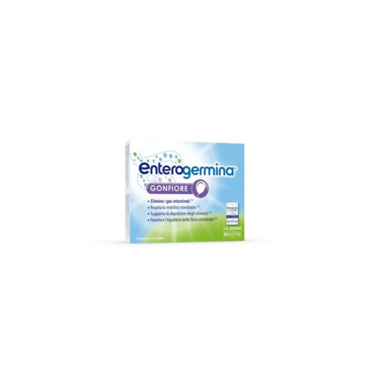 Enterogermina Gonfiore Integratore per Gonfiore 10 Bustine - Enterogermina Enterogermina Gonfiore Integratore per Gonfiore 10 Bustine - Enterogermina