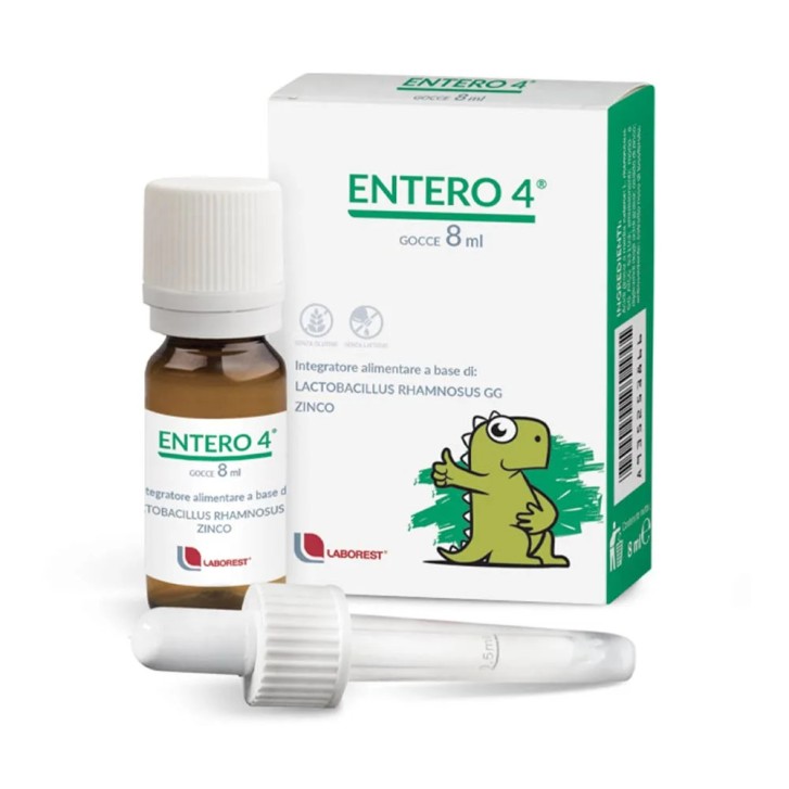 Entero 4 Gocce Integratore Flora Intestinale 8 ml - Uriach Entero 4 Gocce Integratore Flora Intestinale 8 ml - Uriach