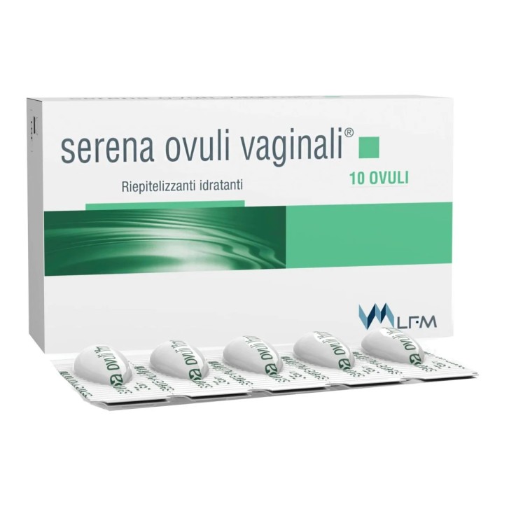 Serena Ovuli Vaginali Azione Idratante e Lenitiva 10 Ovuli - Lab.Farmacologico Milanese Serena Ovuli Vaginali Azione Idratante e Lenitiva 10 Ovuli - Lab.Farmacologico Milanese