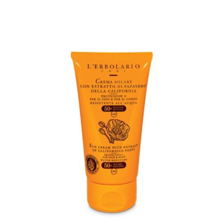 Crema Solare Estratto di Papavero SPF50 75ml - L\'Erbolario