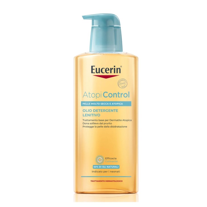 Eucerin AtopiControl Olio Detergente Delicato Pelle Atopica 400ml - Eucerin Eucerin AtopiControl Olio Detergente Delicato Pelle Atopica 400ml - Eucerin
