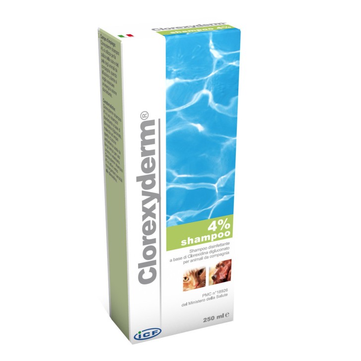 Clorexyderm Shampoo Disinfettante Cani e Gatti 250ml - Clorexyderm