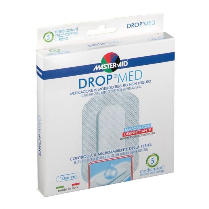Medicazione Traspirante 10x6 cm con Clorexidina - Master Aid