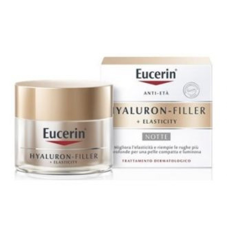 Crema Notte Anti-Età Eucerin Hyaluron-Filler + Elasticity 50ml - Eucerin