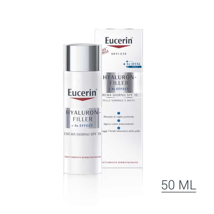 Hyaluron-Filler Crema Giorno Pelli Normali Miste 50ml - Eucerin