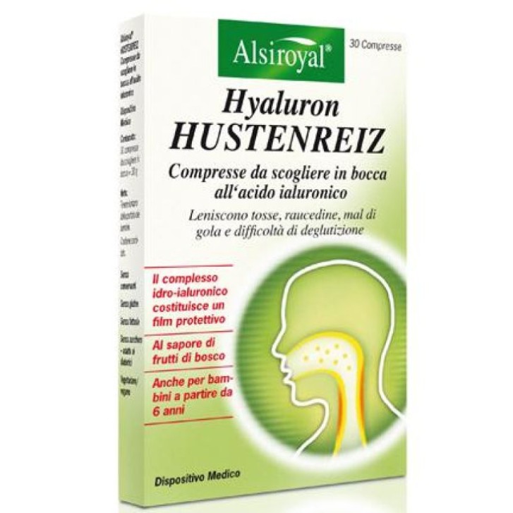 Hyaluron Tosse e Gola Dispositivo Medico 30 Compresse - Hyaluron